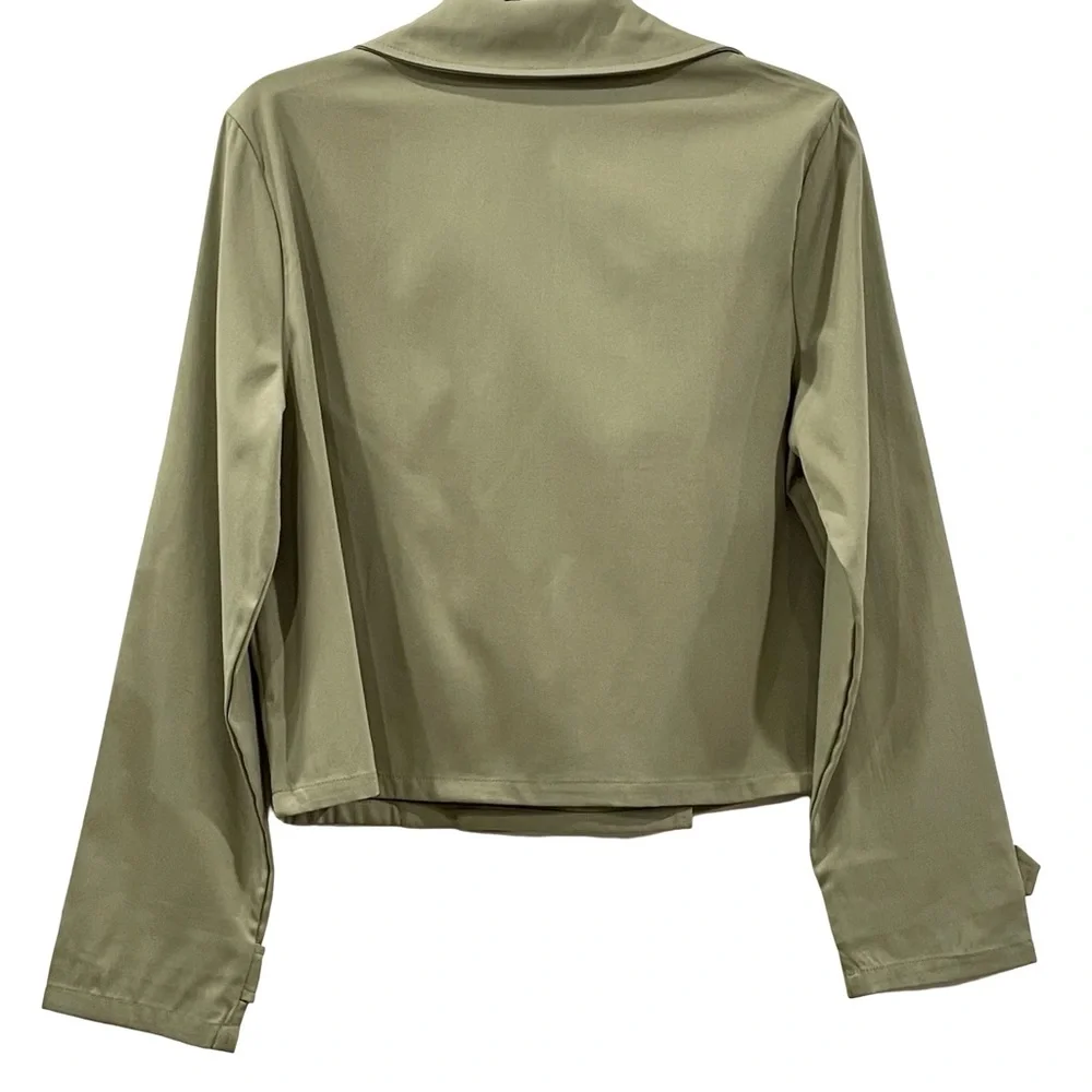 Shein, Sage Green Trench, Size 6